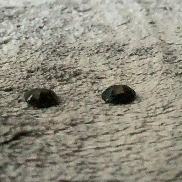 NWT Set of 2 loose 1-carat natural midnight sapphires - Picture 7 of 11